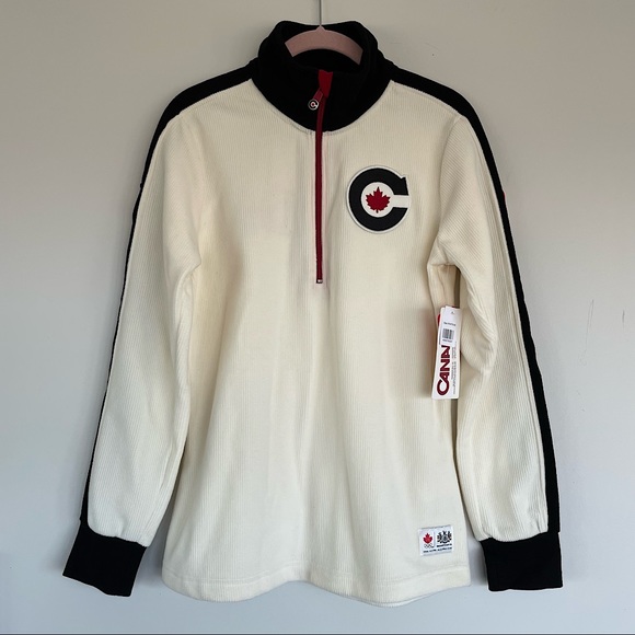 HBC Hudson’s Bay Co CANADA 2010 Winter Olympics Official Womens Fleece Jersey - Picture 1 of 13